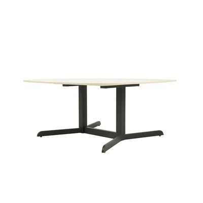 سوهو - طاولة مركزية من السيراميك - أبيض/أسود - مع ضمان لمدة عامين